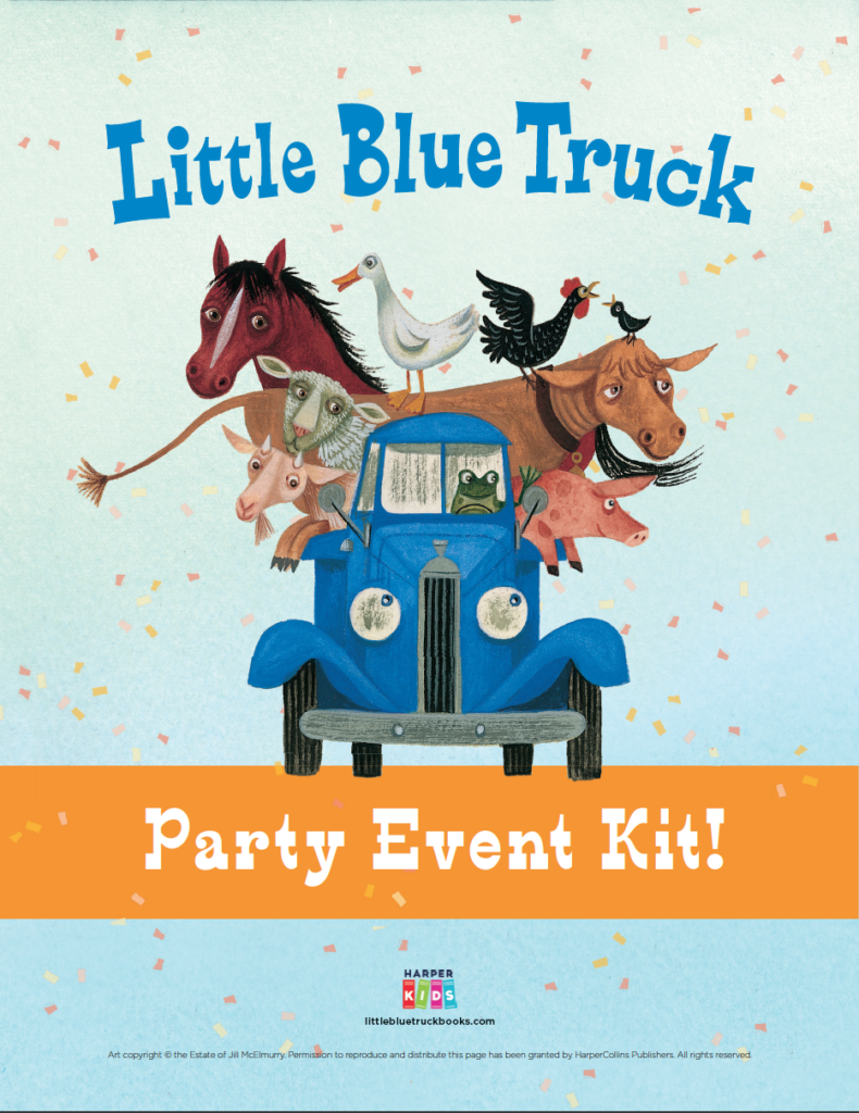 Little Blue Truck Party Event Kit