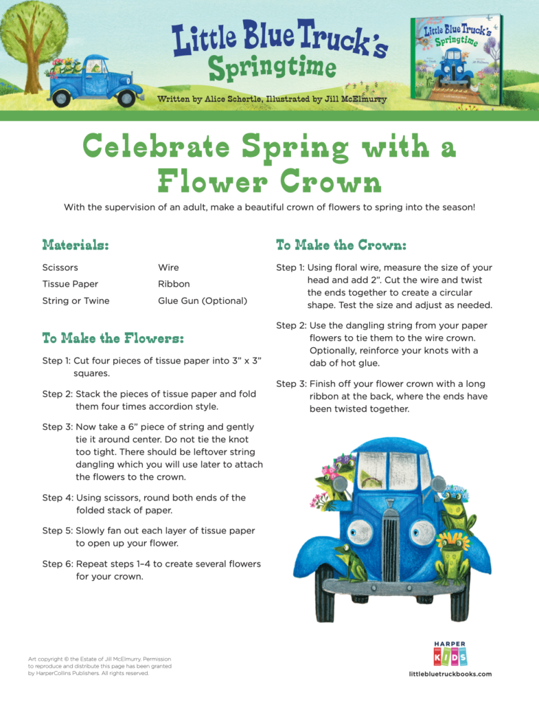 Celebrate Spring Flower Crown