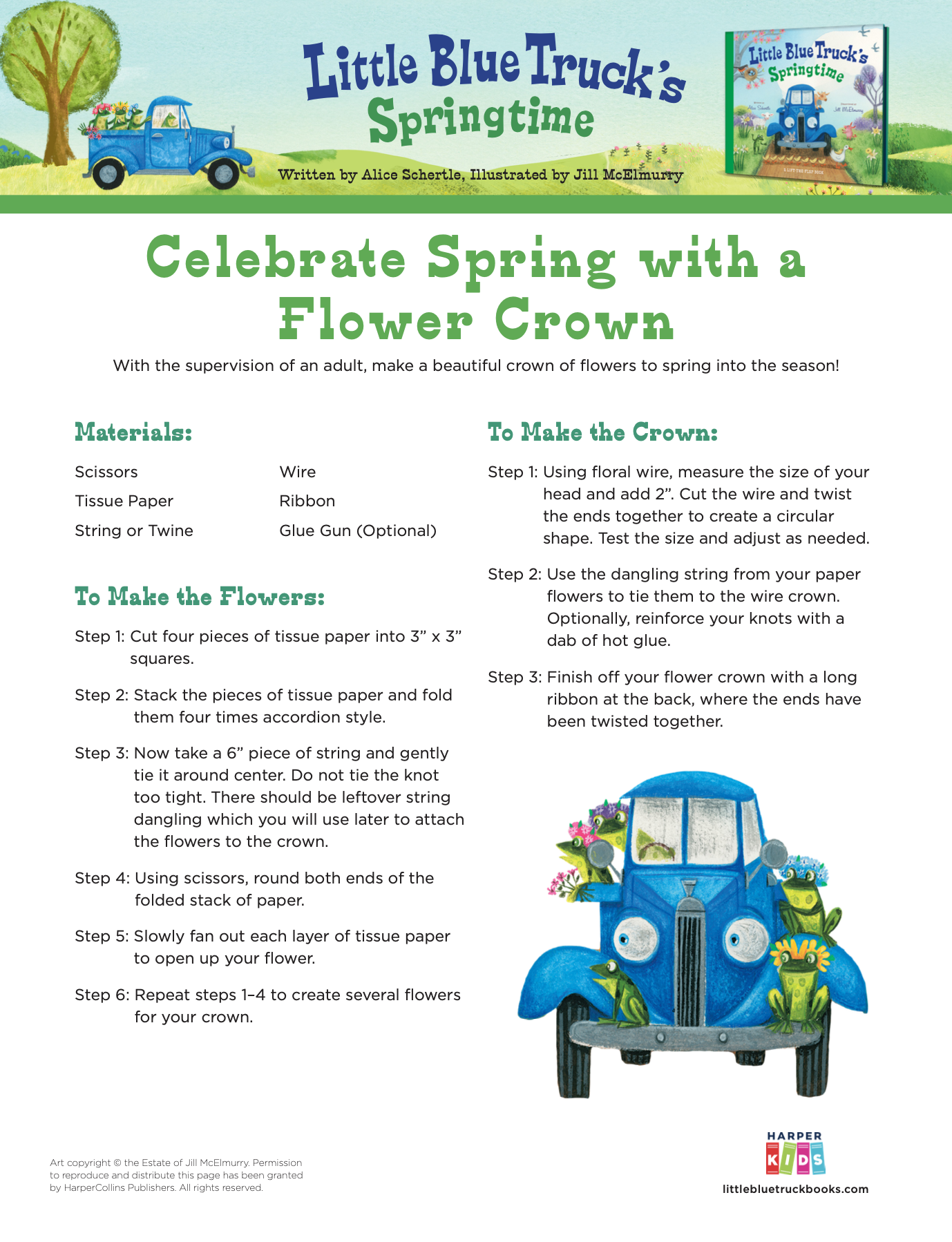 Click to download Celebrate Spring Flower Crown