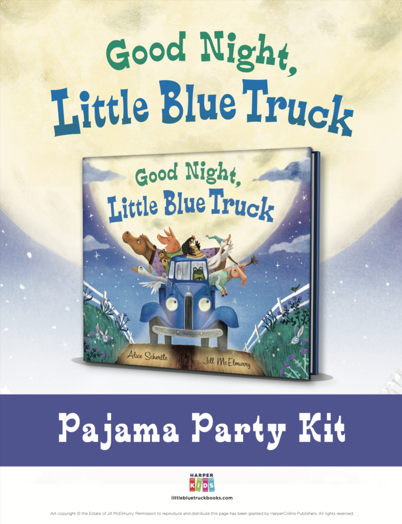 Good Night Little Blue Truck Activity Kit